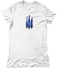 Load image into Gallery viewer, Blue feathers classic fit tee