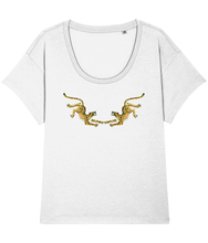 Load image into Gallery viewer, Two leopard loose fit tee