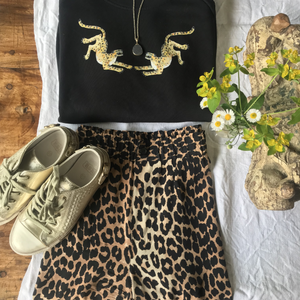 Two leopards classic fit Tee